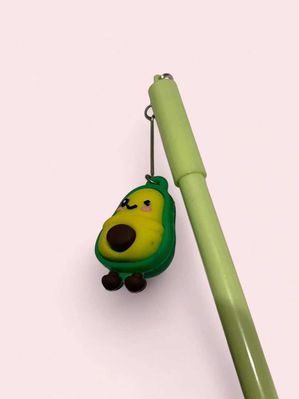 Cute Green Avocado Pen with Charm - Kids Accessories